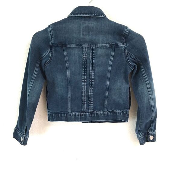 Gap Kids snap front denim jean jacket unisex M - Picture 4 of 7